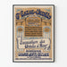Vintage poster of the Neuilly Grand Bazaar Winter Items Exhibition