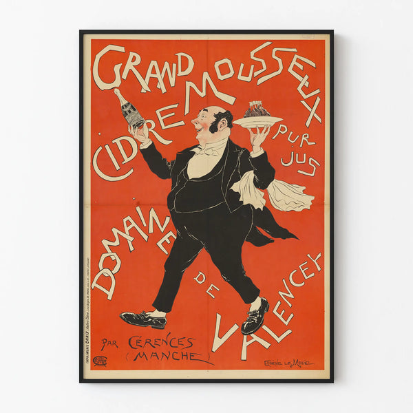 Vintage Poster for Grand Cidre Mousseux Domaine de Valencey