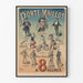 Vintage poster of the Grand Concert at Porte Maillot 8 o'clock