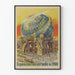 Vintage Poster of the Great Celestial Globe at the 1900 Universal Exhibition