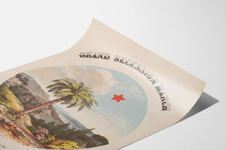 Vintage Poster of the Grand Secession March Charleston