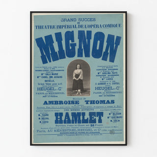 Vintage Poster of the Charming Opera Imperial Theatre