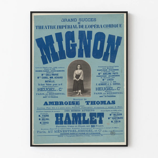 Vintage Poster of the Charming Opera Imperial Theatre