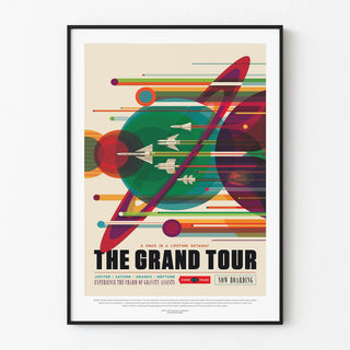 Poster Wall Decoration of the Solar System Grand Tour Artem Legrand