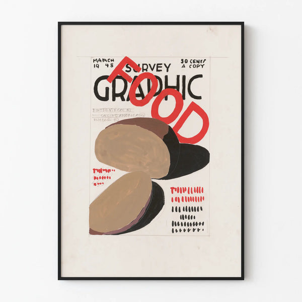 Poster Design Magazine Survey Graphic Theme Food