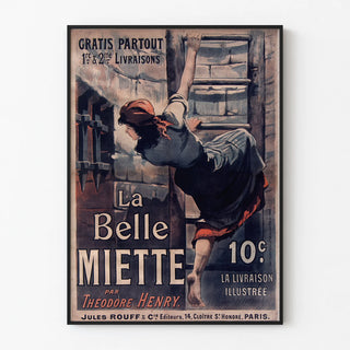 Vintage poster La Belle Miette by Théodore Henry