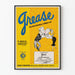 Vintage poster of Grease, iconic musical comedy