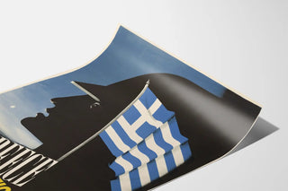 Vintage Military Poster Greece Fights with Pride