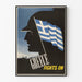 Vintage Military Poster Greece Fights with Pride