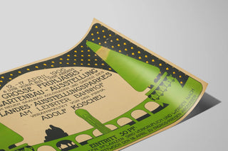 Vintage Poster for Spring Garden Exhibition 1906 — artwork view
