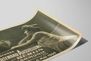 Vintage poster for the horticultural exhibition Berlin 1904 — artwork view