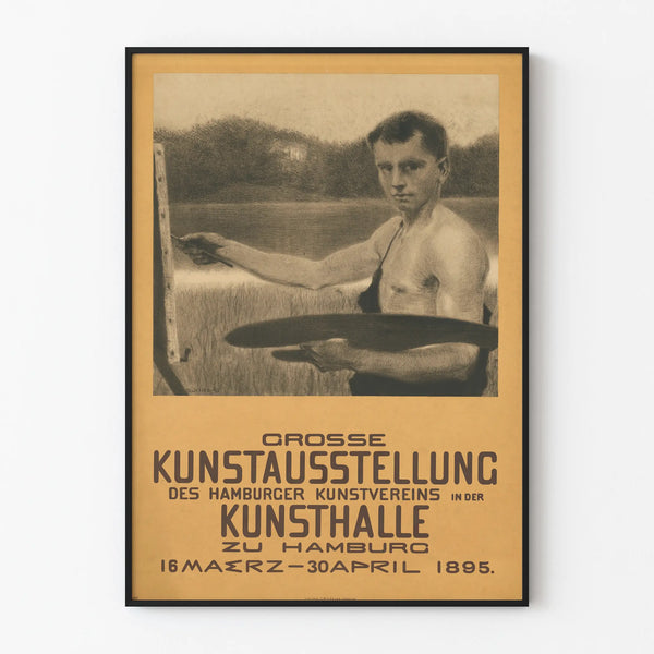 Art Exhibition Poster Hamburg 1895