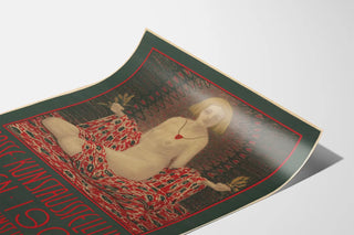 Art Nouveau Poster for Dresden Art Exhibition 1908