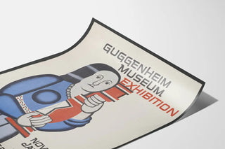 Guggenheim Museum Exhibition Poster at the Philadelphia Museum of Art
