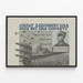Polish Military Propaganda Poster - Strength and Resistance — framed artwork on a wall