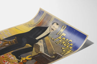 Vintage Poster H. Fragson at the Piano - Champs-Élysées Clock