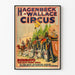 Vintage Circus Poster Hagenbeck-Wallace Bombayo the Man from India