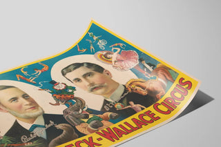 Vintage Circus Poster Hagenbeck-Wallace — artwork view