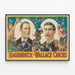 Vintage Circus Poster Hagenbeck-Wallace — framed artwork on a wall
