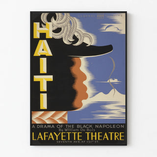 Theatre Poster Haiti - A Drama of the Black Napoleon