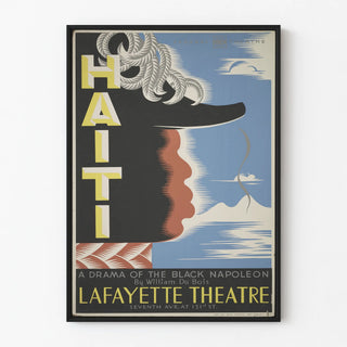 Haiti Theater Poster - Drama by William Du Bois
