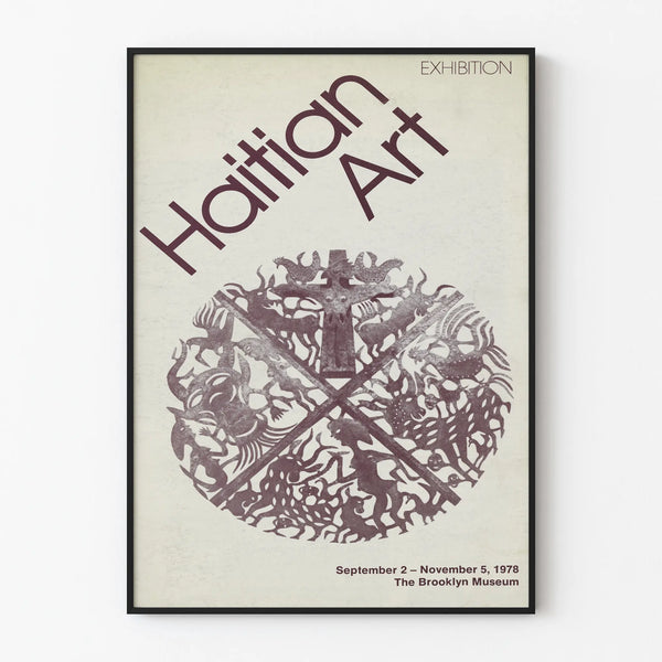 Haitian Art Exhibition Poster Brooklyn Museum 1978