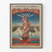 Vintage Hamiltons Excursions Poster of the Statue of Liberty
