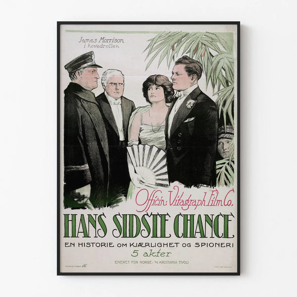 Vintage Poster Hans Last Chance - Drama and Espionage Film