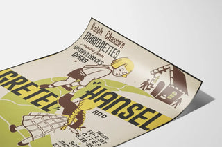 Vintage poster Hansel and Gretel - Puppet Theater Federal Theatre