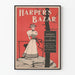 Vintage Harper's Bazar Fashion Journal Poster