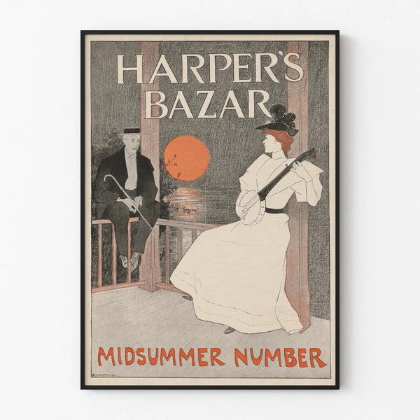 Vintage Decorative Poster Harper's Bazar Midsummer Number