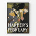 Vintage Harper's February Lecture Poster Elegant