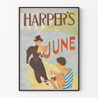 Vintage Harper's June Poster by Edward Penfield