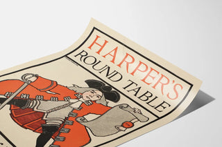 Vintage Poster Harper's Round Table - July 4, 1776