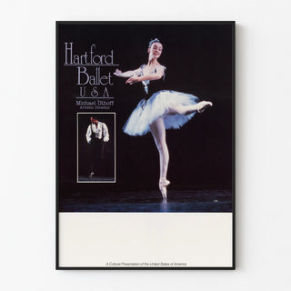 Hartford USA Ballet Poster with Michael Uthoff, Artistic Director