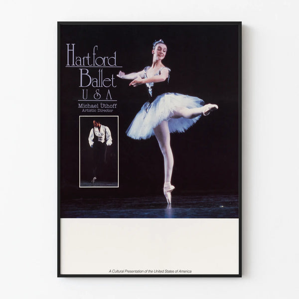 Hartford USA Ballet Poster with Michael Uthoff, Artistic Director