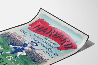 Vintage Harvard Poster - Annual Harvard Clubs Meeting in Philadelphia