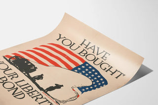 Vintage American Liberty Bond Patriotic Poster