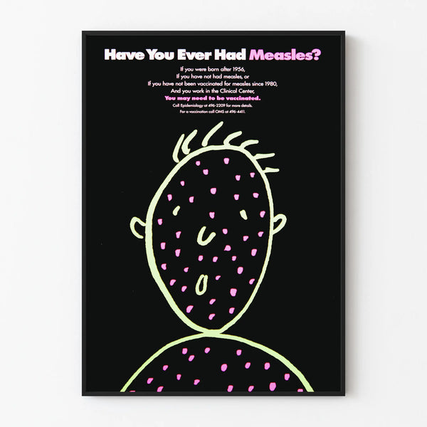 Awareness Poster for Measles Vaccination