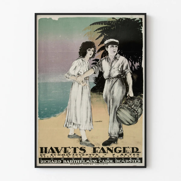 Vintage Poster Havets Fanger Wall Decoration