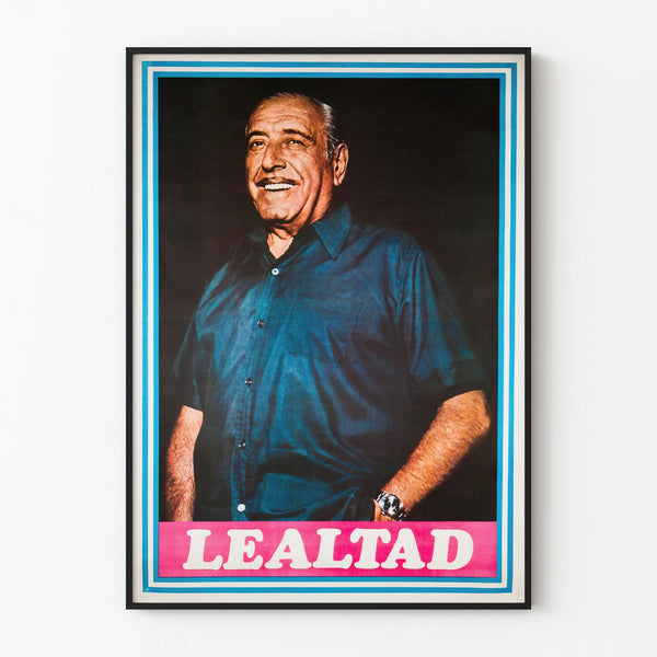 Vintage political poster Héctor Cámpora - Retro wall decoration