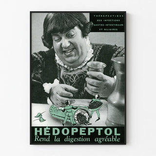 Vintage Hédopeptol Poster for Pleasant Digestion