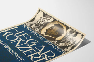 Concert Poster for Hegar at the Tonhalle Zurich