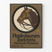 Vintage Horse Head Advertising Poster