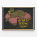Vintage dog exhibition poster Hektor 1911 — framed artwork on a wall