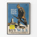 Vintage propaganda poster 'Help Stop This' for the War Savings Stamp campaign