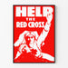 Vintage Poster Red Cross Relief - Support the Red Cross