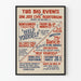 Vintage poster for theater and dance event at San Jose Civic Auditorium