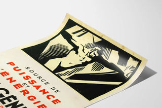 Vintage poster Hemagglutinin Giraud - Source of power and energy