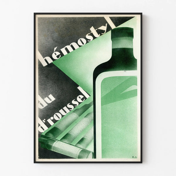 Vintage poster of Dr. Roussel's Hemostyl - Medical wall decoration